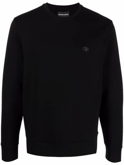 Emporio Armani Sweatshirt mit Rundhalsausschnitt - Schwarz von Emporio Armani