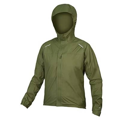 Endura Herren GV500 wasserdichte Gravel-Jacke, Olivgrün, Größe M von Endura