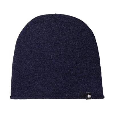 Esperando Lammwoll Beanie, Mütze Herren, Beanie Damen, Leichtes Beanie, Slouch Strickmütze, Weich und Warm (Dunkelblau) von Esperando