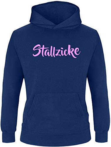 EZYshirt® Stallzicke Pferde Pullover Kinder | Mädchen Kapuzenpullover | Hoodie von Ezyshirt