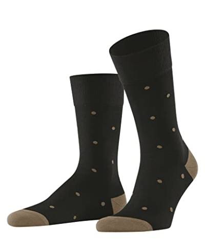 FALKE Herren Socken Dot M SO Baumwolle gemustert 1 Paar, Braun (Brown 5931), 43-46 von FALKE