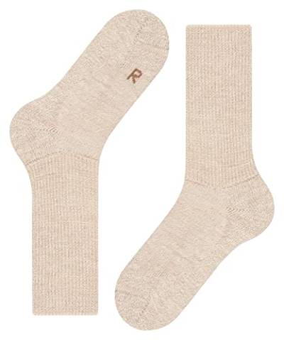 FALKE Unisex Socken Walkie Ergo U SO Wolle einfarbig 1 Paar, Beige (Sand Melange 4490), 42-43 von FALKE