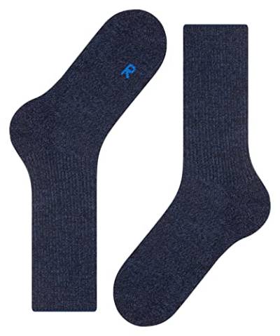 FALKE Unisex Socken Walkie Ergo U SO Wolle einfarbig 1 Paar, Blau (Jeans 6670), 39-41 von FALKE