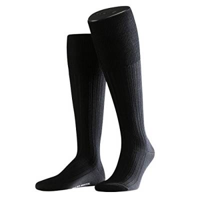 FALKE City Herren Kniestrumpf Bristol Pure 3er Pack, Größe:43/44;Farbe:black von FALKE