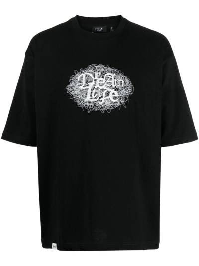 FIVE CM T-Shirt mit grafischem Print - Schwarz von FIVE CM