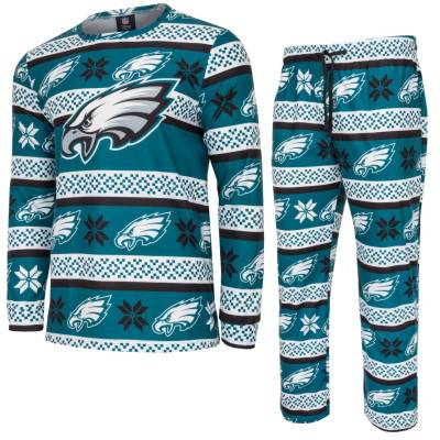 NFL Winter XMAS Pyjama Schlafanzug Philadelphia Eagles von FOCO