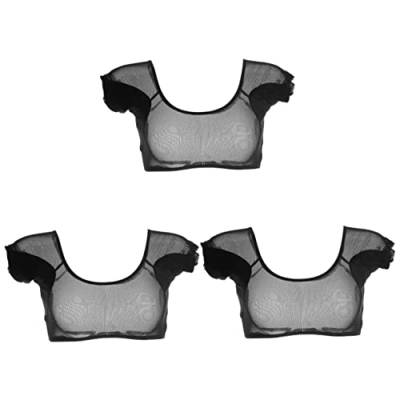 FOMIYES 3St Mesh-Sweatshirt Fitness-Shirts für Männer Unsichtbare Hosenträger für Männer Tanktops für Damen Hemden für Damen Achselschweißweste Dame Achselhemd schweißfeste Weste Sport von FOMIYES