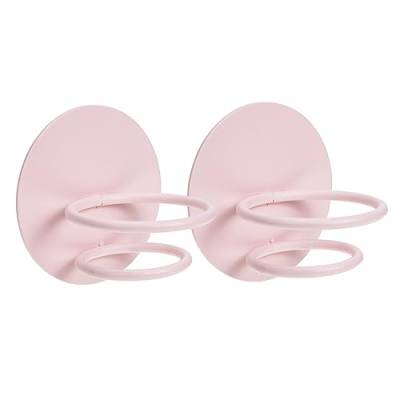 FRCOLOR 2st Aufbewahrungsregal Für Schönheitseier Eierschwammhalter Puff Stehen Make-up-eier Make-up-schwammgestell Beauty-accessoires Eiermischer Kohlenstoffstahl Wandbehang Runder Rahmen von FRCOLOR