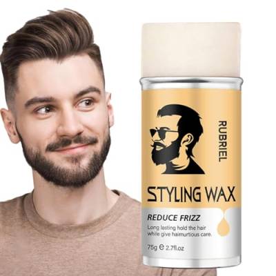 Haarstyling-Wachs | Haarkantenglättendes No-Frizz-Wachs für Männer,Alltägliches Haarstyling-Zubehör für Zuhause, Arbeit, Reisen, Treffen, Verabredungen Facynde von Facynde