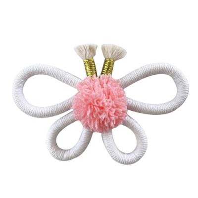 Böhmisches Kinderzimmer-Ornament Schmetterling Blume gewebte Spitze Wandbehang Dekor für Baby Mädchen Home Dekorationen Charme Kinderzimmer Dekoration von Fahoujs