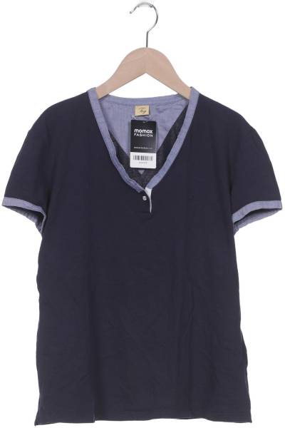 Fay Damen T-Shirt, marineblau, Gr. 46 von Fay