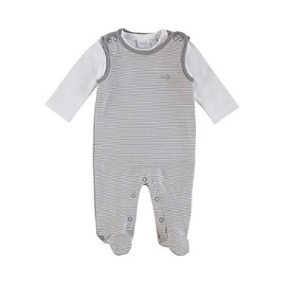 FEETJE Strampler mit Shirt Baby Baby-Set, Größe 44, grau von Feetje