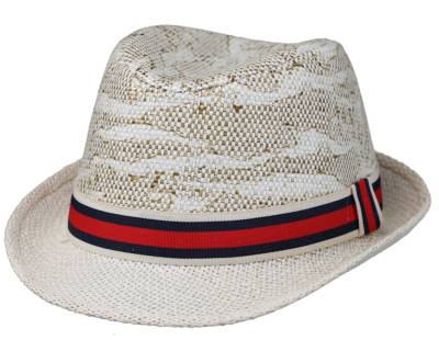 Fiebig Trilby Fiebig Sommer Hut Jungen Trilby gestreiftes Band von Fiebig