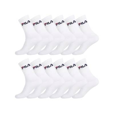 Fila Herren Sportsocken FILA/AM/TNX12 (12er Pack), Weiß, 43/46 von FILA