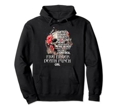 Five Fingers Death Punch Girl She Can't Control Pullover Hoodie von Five Fingers Death Punchh Girl She Can't Controll