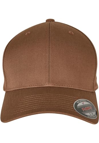 Flexfit Unisex Wooly Combed Baseballkappe, Coyote/Brown, S-M von Flexfit