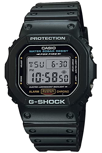 Casio DW-5600E-1 Uhr, Schwarz, Band von G-SHOCK