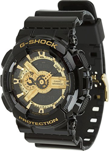 Casio Herren Chronograph Quarz Uhr mit Resin Armband GA-110GB-1AER von G-SHOCK