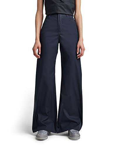 G-STAR RAW Damen Deck Ultra High Wide Leg Hose, Blau (salute D22591-D194-C742), 26W / 32L von G-STAR RAW