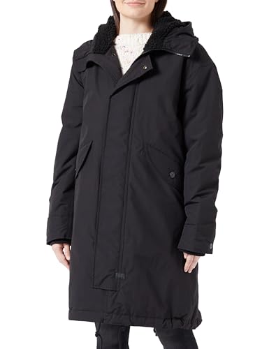 G-STAR RAW Damen Hooded fishtail parka, Schwarz (dk black D24235-D419-6484), M von G-STAR RAW