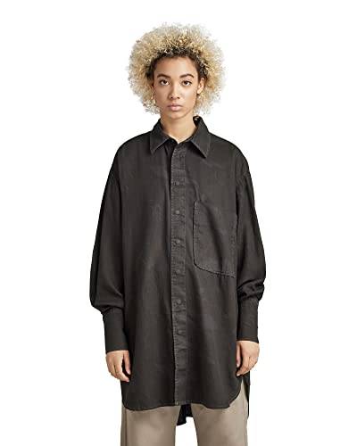 G-STAR RAW Damen Oversized Boyfriend Hemd, Mehrfarben (cloack gd woodland camo D22492-D221-D471), XL von G-STAR RAW