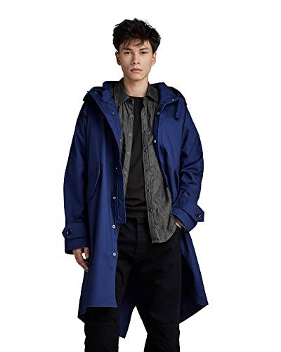 G-STAR RAW Damen Unisex Fishtail Parka, Blau (ballpen blue D22996-D389-1822), L von G-STAR RAW