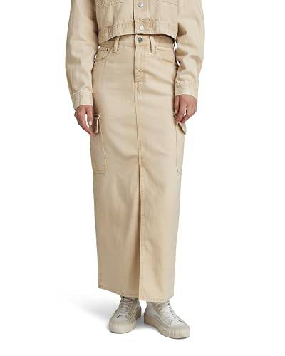 G-STAR RAW Damen Viktoria Long Cargo Rock , Beige (sun faded sand gd D24386-D491-G553), 28 von G-STAR RAW