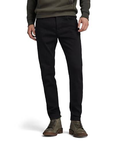 G-STAR RAW Herren 3301 Slim Jeans, Schwarz (pitch black 51001-B964-A810), 34W / 32L von G-STAR RAW