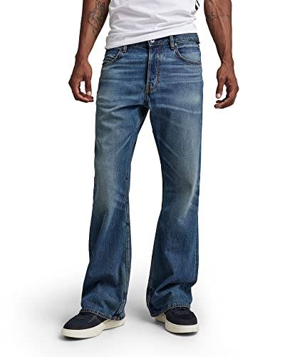 G-STAR RAW Herren Triple A Bootcut Jeans, Blau (antique faded niagara D22096-D313-D885), 28W / 30L von G-STAR RAW