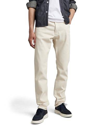 G-STAR RAW Herren Triple A Regular Straight Jeans, Beige (ecru D19161-D300-159), 31W / 30L von G-STAR RAW