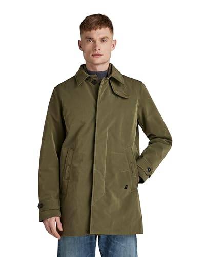 G-STAR RAW Herren Utility Padded Trenchcoat, Grün (shadow olive D21943-C408-B230), L von G-STAR RAW