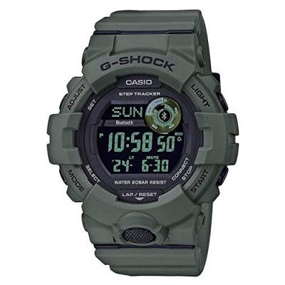 Casio G-Shock Steptracker Bluetooth Olive Green Watch GBD-800UC-3CR von G-Shock