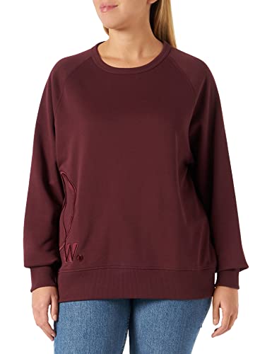 G-STAR RAW Damen RAW Embro Logo Sweatshirt, Purpur (vineyard wine D22361-A613-D303), XS von G-STAR RAW