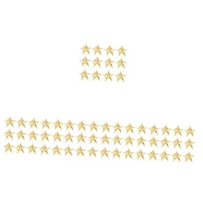 GALPADA 60 Stk Pentagramm-Abzeichen markierungsstift markierstifte Männer Reversnadel mit Sternkragen Hüte elegante Sternabzeichen Soldatensternabzeichen Sternform Dekorationen Jacke Hut von GALPADA