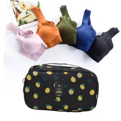 GALPADA Reise-Unterwäsche-Tasche kulturtasche für Frauen travel Cosmetic Bag Reise-Kosmetiktasche Reise-Organizer-Taschen Makeup Tasche Seesäcke für unterwegs Reise-Sockentasche BH-Tasche von GALPADA