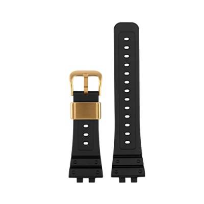 GANYUU Harz-Armband für GMW-B5000 Edelstahl-Reifen, schwarzes Gummi-Ersatzarmband, Harz-Armband, Uhrenzubehör, GMW-B5000, Achat von GANYUU