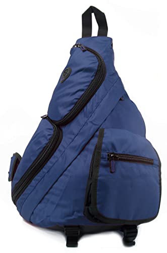 GFM® Herren-Rucksack mit Mono-Gurt, für Radfahren, Radfahren, Fitnessstudio usw, marineblau, Large von GFM