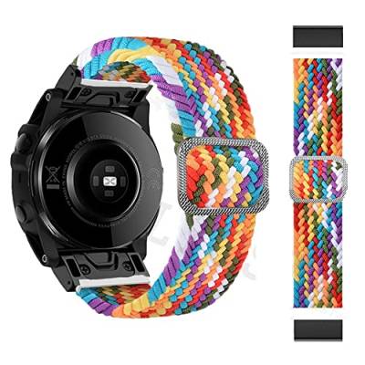 GHFHSG 22 x 26 mm Nylonband für Garmin Fenix 7X 7 Epix 6X 6 Pro 5X 5 Plus 3 3HR Uhrenarmbänder Smart Watch Armbänder Fenix 6XPro 5XPlus Armband, For Forerunner 935 945, Achat von GHFHSG