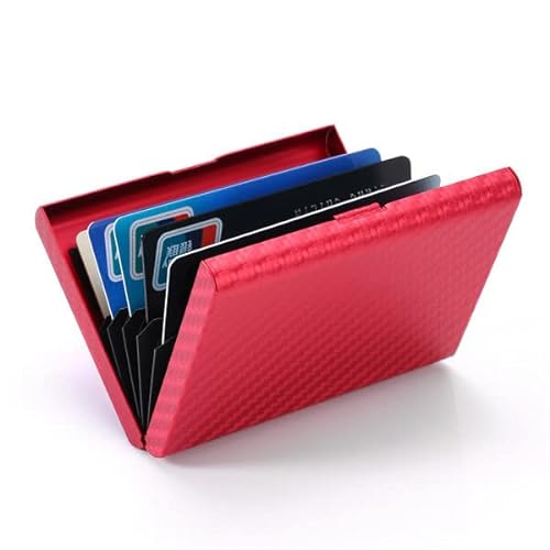 GHQYP Retro Herren-Geldbörse aus Metall, modische Schwarze Kunststoff-Reise-Geldbörse, Reisepass-Geldbörse, Damen-Kartenhalter mit großem Fassungsvermögen von GHQYP