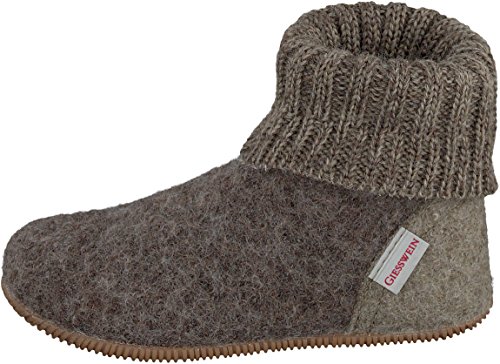 GIESSWEIN Unisex Wildpoldsried Kids Hohe Hausschuhe, Taupe 262, 35 EU von GIESSWEIN