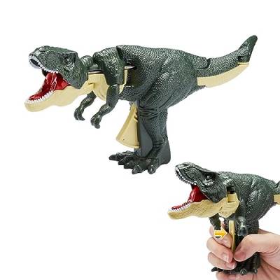 Dinosaurier-Drücken kann Kopf und Schwanz bewegen, Spielzeug, Schaukelbiss, Trick-Spielzeug, Simulation, exploratives Dinosaurier-Puzzle, Geschenk von GOUDE