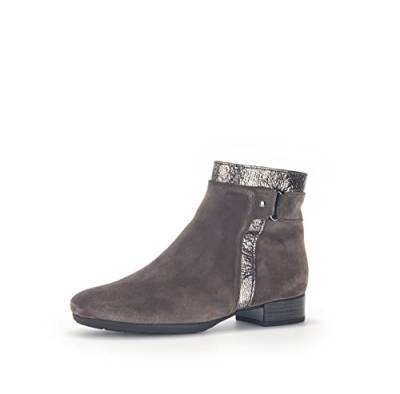 Gabor Damen Ankle Boots, Frauen Stiefeletten,Komfortable Mehrweite (H),uebergangsschuhe,uebergangsstiefel,mohair/bronce(Mic),40.5 EU / 7 UK von Gabor