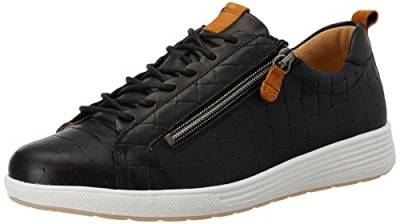 Ganter Damen Klara Sneaker, schwarz, Hazel, 40 EU X-Weit von Ganter