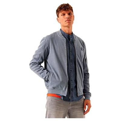 Garcia Herren Cardigan Sweat Sweatshirt, Stone Blue, XXL von Garcia