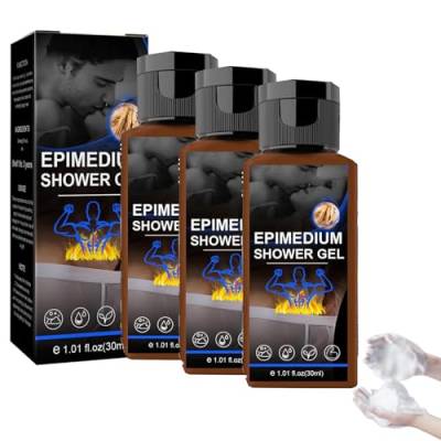 Epimedium Brevicornum Men's Exclusive Shower Gel,Epimedium Men's Shower Gel, Ausdauer und Stärke Booster für Männer, erfrischende Tiefenreinigung, Dauerhaftigkeit erfrischend (3pcs) von Generic