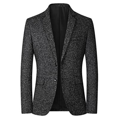 Sakko Herren Sportlich Herren Modern Blazer Mantel Regular Fit Herren Sakko Sportlich Slim Fit Blazer Männer Modern Freizeit Jacke Anzugjacke Sportsakko Herren Slim Fit Business Hochzeit Freizeit von Generic