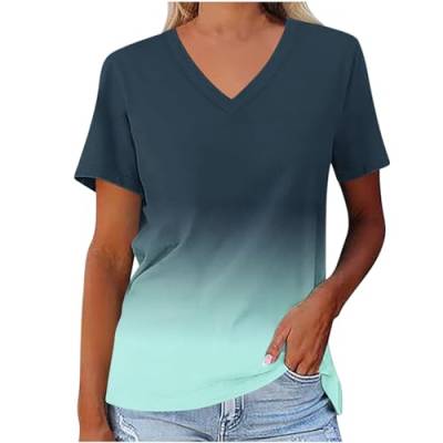 T Shirt Damen Mit Druck Prime Angebote Blusen Sommer Blitzangebote Top Damen XXL Grosse Grössen T Shirt Oversize Damen T-Shirt Damen Schwarz V-Ausschnitt Tshirt Schwarz Osterangebote Damen von Generic