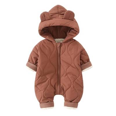 Generisch Baby Overall Winter Onesie Winter Newborn Strampler Skianzug Neugeborene Dick Schneeanzug Unisex Herbst Schneeoverall Anzug Jumpsuit Babykleidung Klamotten Overall von Generisch