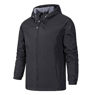 Generisch Herren Winterjacke Kapuze Winterparka Herrenjacke Parka Winterparka Damen Daunenjacke Herren Lang Softshelljacke Herren Wasserdicht Atmungsaktiv von Generisch