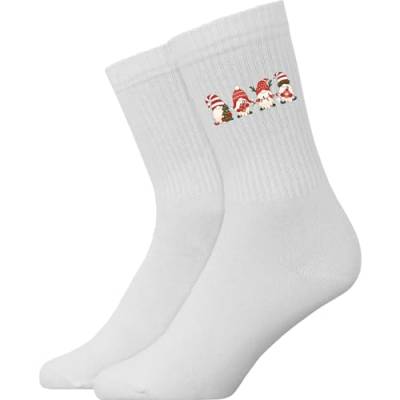 Generisch Weihnachtsmotive - Atmungsaktive Weihnachtssocke Sportsocke Weihnachtsgeschenk Tennissocken Socken von Generisch